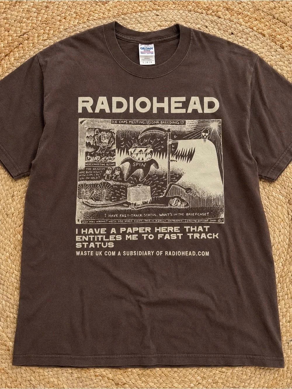Brown Graphic Tee - Band Logo Short Sleeve Shirt